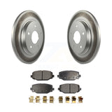 Rear Coated Disc Brake Rotors And Ceramic Pads Kit For Dodge Grand Caravan