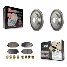 Load image into Gallery viewer, Rear Coated Disc Brake Rotors And Ceramic Pads Kit For Dodge Grand Caravan