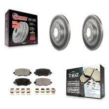 Load image into Gallery viewer, Rear Coated Disc Brake Rotors And Ceramic Pad Kit For Jeep Cherokee Chrysler 200