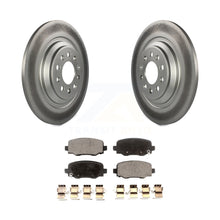 Charger l&#39;image dans la galerie, Rear Coated Disc Brake Rotors And Ceramic Pads Kit For Jeep Cherokee