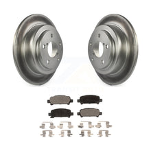 Charger l&#39;image dans la galerie, Rear Coated Disc Brake Rotors And Ceramic Pads Kit For Subaru Forester Impreza