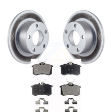 Load image into Gallery viewer, Rear Coated Disc Brake Rotors And Ceramic Pads Kit For Volkswagen Passat Audi A6