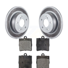 Charger l&#39;image dans la galerie, Rear Coat Brake Rotors Ceramic Pad Kit For Mercedes-Benz C230 C240 Chrysler C280