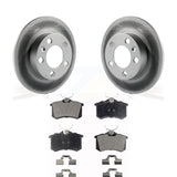 [Rear] 2007-2010 Volkswagen Beetle Premium Coated Rotors & Ceramic Pads Brake Kit For Max Braking