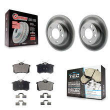 Charger l'image dans la galerie, [Rear] 2007-2010 Volkswagen Beetle Premium Coated Rotors &amp; Ceramic Pads Brake Kit For Max Braking