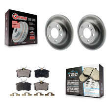 Load image into Gallery viewer, Rear Coated Brake Rotor Ceramic Pad Kit For Volkswagen Jetta Beetle Golf Audi TT