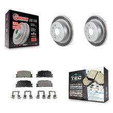 Load image into Gallery viewer, [Rear] 2001-2003 Toyota Highlander AWD Premium Coated Rotors &amp; Ceramic Pads Brake Kit For Max Braking