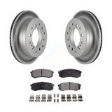 Rear Coat Disc Brake Rotor Ceramic Pad Kit For Toyota 4Runner Sequoia FJ Cruiser