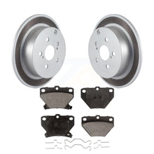 Charger l&#39;image dans la galerie, Rear Coated Brake Rotor &amp; Ceramic Pad Kit For Toyota Corolla Matrix Pontiac Vibe