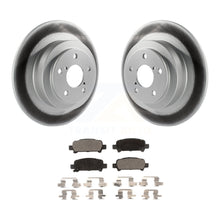 Charger l&#39;image dans la galerie, Rear Coated Disc Brake Rotors And Ceramic Pad Kit For Subaru Outback Legacy Baja