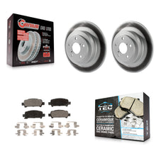 Load image into Gallery viewer, Rear Coated Disc Brake Rotors And Ceramic Pad Kit For Subaru Outback Legacy Baja