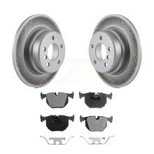 Load image into Gallery viewer, Rear Coated Disc Brake Rotors And Ceramic Pads Kit For BMW X5