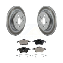 Charger l&#39;image dans la galerie, Rear Coated Disc Brake Rotors And Ceramic Pads Kit For Volvo S60 V70 XC70 S80