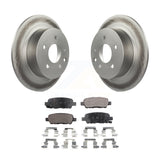 Rear Coat Disc Brake Rotors Ceramic Pad Kit For Nissan Altima Sentra Maxima Juke