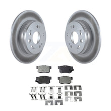 Charger l&#39;image dans la galerie, Rear Coated Disc Brake Rotors And Ceramic Pads Kit For 2002-2004 Honda CR-V