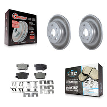 Charger l'image dans la galerie, [Rear] 2002-2004 Honda CR-V Premium Coated Rotors &amp; Ceramic Pads Brake Kit For Max Braking