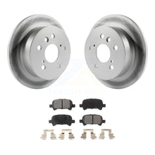 Charger l&#39;image dans la galerie, Rear Coated Disc Brake Rotors And Ceramic Pad Kit For Toyota Camry Avalon Solara