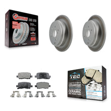 Load image into Gallery viewer, [Rear] 2002-2004 Honda Odyssey Premium Coated Rotors &amp; Ceramic Pads Brake Kit For Max Braking