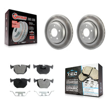 Load image into Gallery viewer, Rear Coated Disc Brake Rotors And Ceramic Pads Kit For BMW 330Ci 330i 330xi
