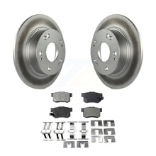 Load image into Gallery viewer, Rear Coated Disc Brake Rotors And Ceramic Pads Kit For Honda Accord Acura TSX