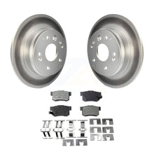 Charger l&#39;image dans la galerie, Rear Coated Disc Brake Rotors And Ceramic Pads Kit For Acura TL Honda Element