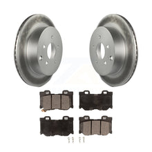 Load image into Gallery viewer, Rear Coated Disc Brake Rotors And Ceramic Pads Kit For INFINITI Q50 Q60 Q70