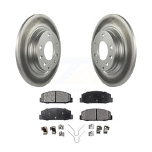 Load image into Gallery viewer, Rear Coated Disc Brake Rotors And Ceramic Pads Kit For Mazda 6 Protege