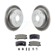 Load image into Gallery viewer, Rear Coated Disc Brake Rotors And Ceramic Pads Kit For Mitsubishi Endeavor