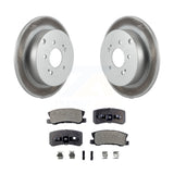 Rear Coated Disc Brake Rotors And Ceramic Pads Kit For Mitsubishi Endeavor