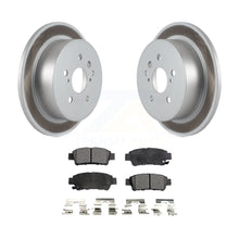 Charger l&#39;image dans la galerie, Rear Coated Disc Brake Rotors And Ceramic Pads Kit For 2004-2010 Toyota Sienna