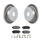 [Rear] 2004-2010 Toyota Sienna Premium Coated Rotors & Ceramic Pads Brake Kit For Max Braking