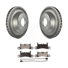 Load image into Gallery viewer, Rear Coated Brake Rotor &amp; Ceramic Pad Kit For Porsche Cayenne Volkswagen Touareg