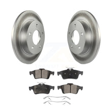 Load image into Gallery viewer, Rear Coated Disc Brake Rotors And Ceramic Pads Kit For Mazda 3 Sport