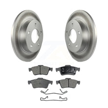 Charger l&#39;image dans la galerie, Rear Coated Disc Brake Rotors And Ceramic Pads Kit For 2004-2005 Mazda 3 2.0L