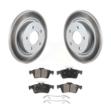 Charger l&#39;image dans la galerie, Rear Coated Disc Brake Rotors And Ceramic Pads Kit For Mazda 3 Sport