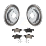 Rear Coated Disc Brake Rotors And Ceramic Pads Kit For Mazda 3 Sport