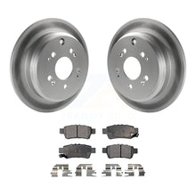 Charger l&#39;image dans la galerie, Rear Coated Disc Brake Rotors And Ceramic Pads Kit For 2005-2010 Honda Odyssey