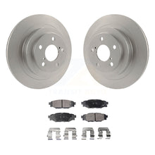 Charger l&#39;image dans la galerie, Rear Coated Disc Brake Rotors And Ceramic Pads Kit For Subaru Legacy