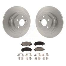 Charger l&#39;image dans la galerie, Rear Coated Disc Brake Rotors And Ceramic Pads Kit For Subaru Legacy