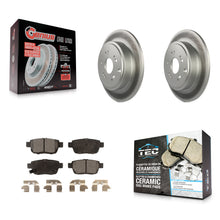 Load image into Gallery viewer, [Rear] 2006-2014 Honda Ridgeline Premium Coated Rotors &amp; Ceramic Pads Brake Kit For Max Braking