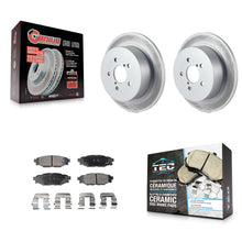 Load image into Gallery viewer, Rear Coated Disc Brake Rotors And Ceramic Pads Kit For Subaru Outback Legacy