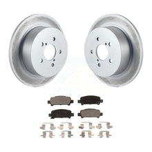 Charger l&#39;image dans la galerie, Rear Coat Brake Rotors Ceramic Pad Kit For Subaru Legacy With 17&quot; Factory Wheels