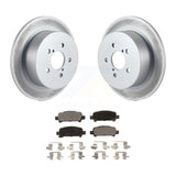 [Rear] 2008-2009 Subaru Legacy 3.0L Premium Coated Rotors & Ceramic Pads Brake Kit For Max Braking