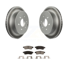 Charger l&#39;image dans la galerie, Rear Coat Brake Rotors Ceramic Pad Kit For Nissan Frontier Xterra Suzuki Equator