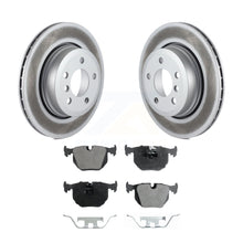 Charger l&#39;image dans la galerie, Rear Coated Disc Brake Rotors And Ceramic Pads Kit For 2004-2010 BMW X3