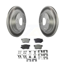 Load image into Gallery viewer, Rear Coated Disc Brake Rotors And Ceramic Pads Kit For Honda Civic Acura ILX CSX