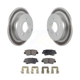 Rear Coated Disc Brake Rotors And Ceramic Pads Kit For 2007-2009 Kia Amanti