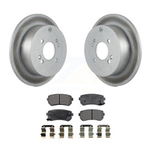 Load image into Gallery viewer, Rear Coat Brake Rotors Ceramic Pad Kit For 2006-2010 Hyundai Accent Kia Rio Rio5