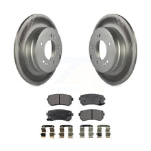 Charger l&#39;image dans la galerie, Rear Coat Disc Brake Rotor Ceramic Pad Kit For Hyundai Sonata Tucson Kia Cadenza