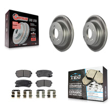 Load image into Gallery viewer, Rear Coat Disc Brake Rotor Ceramic Pad Kit For Hyundai Sonata Tucson Kia Cadenza